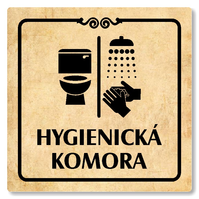 Hygienická komora, 148x148mm, pergamen, Texas